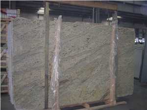 The Colonia/Butter(Cream) Yellow Granite Polished Big Slabs India