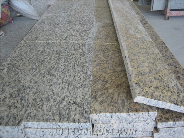 Tiger Skin Yellow Granite Stairs & Steps & Staircase,Polished