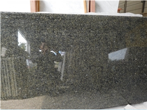 Verde Ubatuba Granite Polished Kitchen Countertops