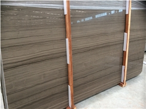 Wooden Athens Marble Slabs & Tiles, Gray Marble Wall/Floor Covering Tiles