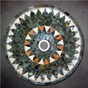 Indonesian Stone Mosaic Sink