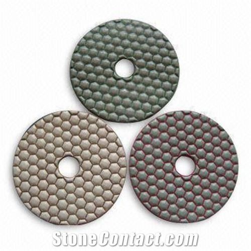 100mm 125mm 3" 4" 5" Wet Diamond Polishing Pads for Granite Marble Stone
