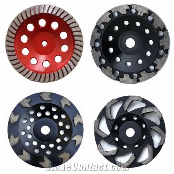 Sintered or Welded Diamond Cup Grinding Wheel for Granite Stone Concrete
