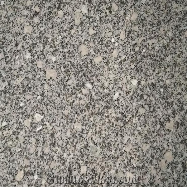 China Cheap Popular G735 Light Grey/Big White Flower Granite Polished Slabs & Tiles for Kitchen Countertops