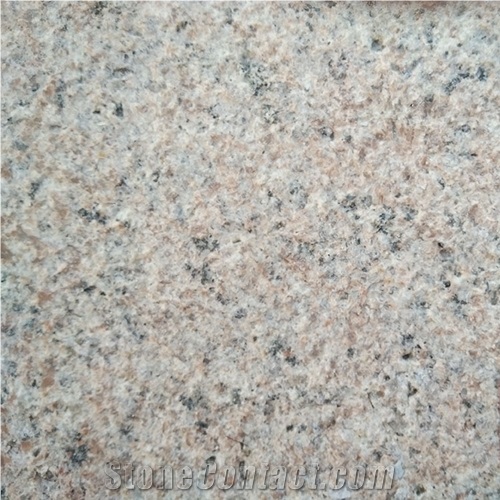 Chinese Cheap Price Rosy Red & Rosa Porrino & Rosy Pink Granite Slab Tiles Bush Hammered