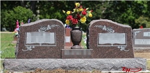 Good Quality Polished Bible Shaped Design Shanxi Black/ Absolute Black/ Jet Black Granite Tombstone Design/ Western Style Monuments/ Jewish Style Tombstones/ Upright Monuments/ Headstones