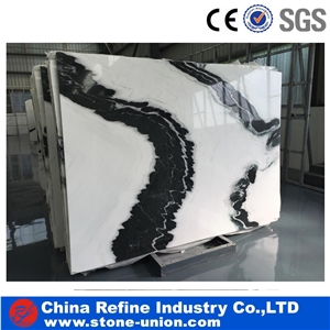 Cheap Modern Indoor Designs Polished Panda White Marble Floor Wall Tiles