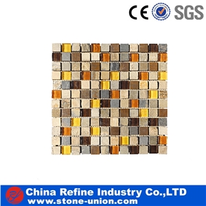 China Multicolor Slate Chipped Mosaic,Wall Mosaic