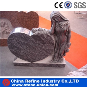 Chinese Cheap Granite Monument Manufacturer , Good Quantity Tombstone Exporter , Grade a Gravestone and Headstone