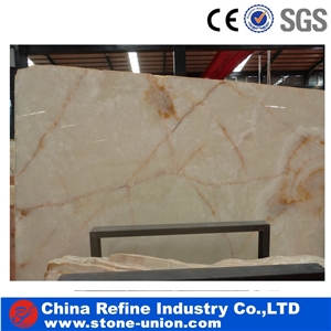 Iran White Onyx Slabs & Tiles, Polished Onyx Floor Covering Tiles, Walling Tiles,Onyx French Pattern