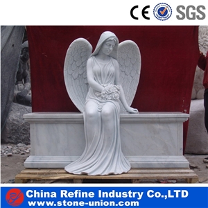 Wave Shape Edges and Polished Tombstone , Cheap Monuments , Special Gravestone for Sale