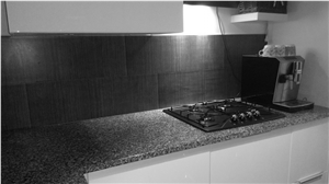 Grey Granite Kitchen Countertops