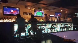 Blue Agate Semi-Precious Stone Bar Top/Blue Agate Semiprecious Stone Countertop/Custom Countertops/Exterior Decoration Blue Agate Semi-Precious Stone Bar Top/Blue Agate Semiprecious Stone Countertop/Custom Countertops/Exterior Decoration