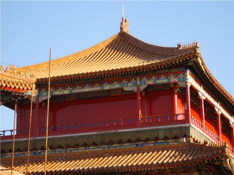 Temple Building Material Chinese Ceramic Roof Tiles