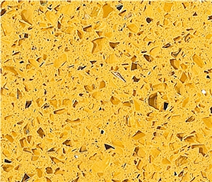 Crystal Yellow Quartz Big Slabs and Tiles
