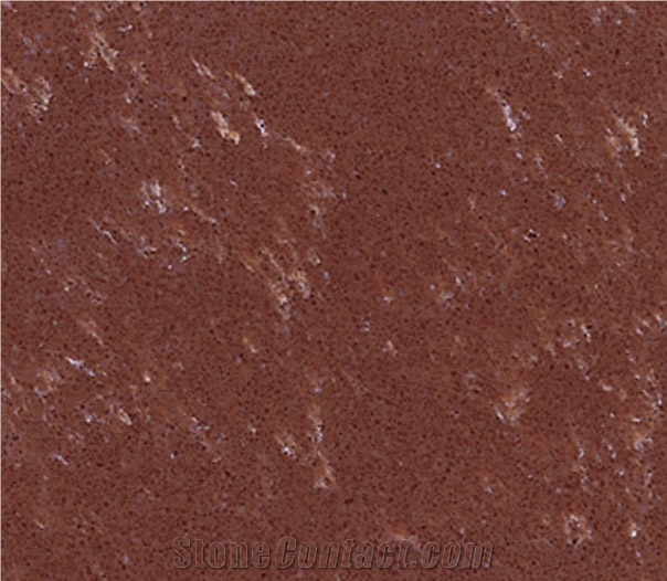 Latte Brown Quartz Stone Slab & Tile
