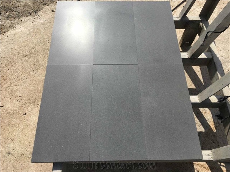 Lava Stone Brushed for Project, China Grey Basalt Slabs & Tiles
