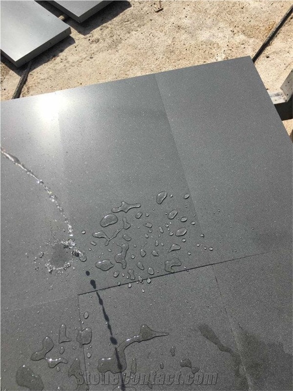 Lava Stone Brushed for Project, China Grey Basalt Slabs & Tiles