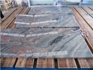 Multicolor Red Granite Slabs and Tiles