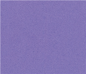 Pure Purple Quartz Slabs & Tiles, Solid Surface Engineered Stone