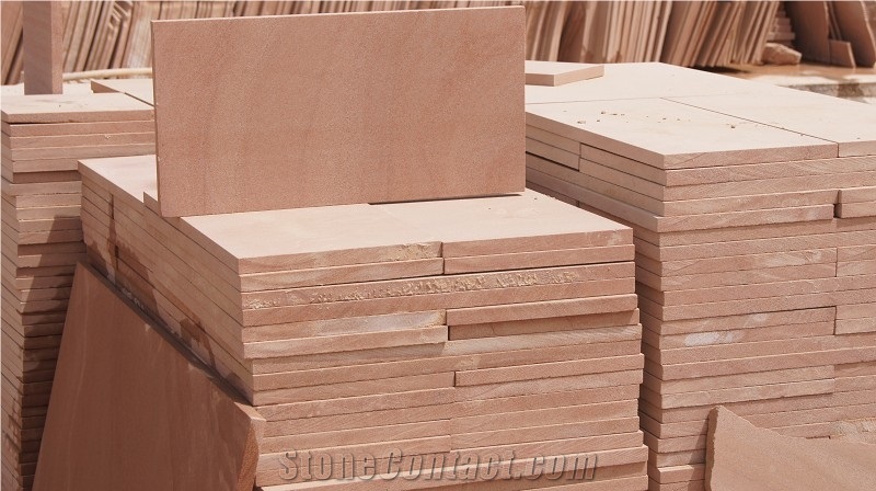 Red Sandstone Tiles for Wall Cladding