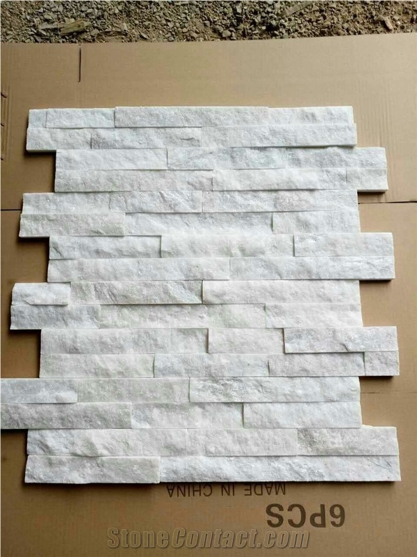 White Quartzite Cultural Stone Wall Tiles