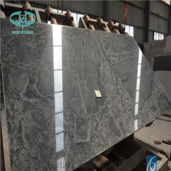 Silver Ermine Marble Tile & Slab,Aleutian Mink Marble Dark Grey Marble Polished China Grey Marble