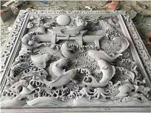 China Granite Hand Carving Palace Flooring Decoration