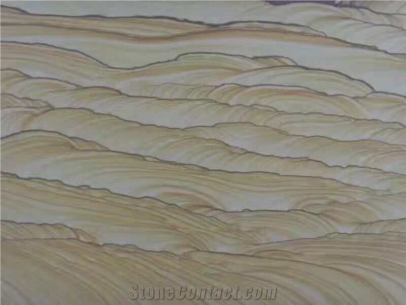 China Yellow Sandstone Tiles and Slabs,Landscape Walling and Flooring Tiles