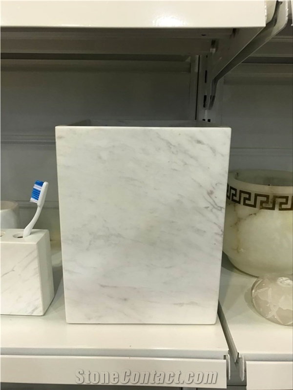 White Marble Bathroom Accessories,Polished Marble Bath Paper Holders,Soap Dish and Toothbrush Holders