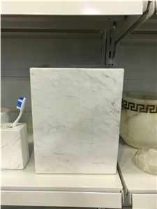 White Marble Bathroom Accessories,Polished Marble Bath Paper Holders,Soap Dish and Toothbrush Holders