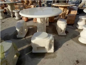 White Marble Home Stone Furniture Oriental White Conference Tables for Decor