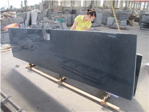 China G654 Cheap Padang Dark Grey Sesame Black Granite Polished Cutter Slabs & Tiles, Wall & Floor Covering Pattern Clading, Natural Building Stone Decoration Quarry Owner
