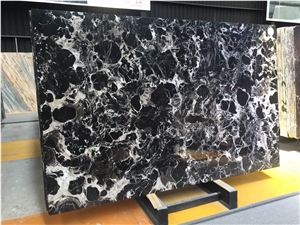 Century Black Marble Slab Polished High Quality