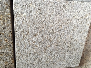 Bush Hammered Granite Paving Stone,Rustic Granite Stone Tile, Yellow Tiles,Brown Granite Stone,Roughface Stone Paver,Flamed China G682 Yellow Granite Tiles, China Yellow Granite G682 Slabs.