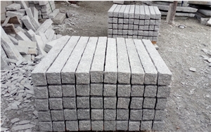 G603 Granite Kerbstone, All Sides Picked, Landscaping Stone,Granite Paving Sets, Grey Granite Stone, Natural Pavers, Granite Kerbstone, Kerbing Granite, Granite Kerbs, Pineapple Finished Kerbs