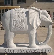 Soapstone Elephant Statue