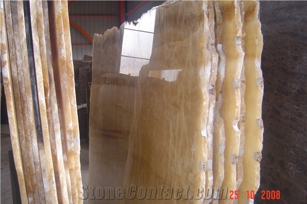 China Nature Stone Marble Honey Onyx Slab Price