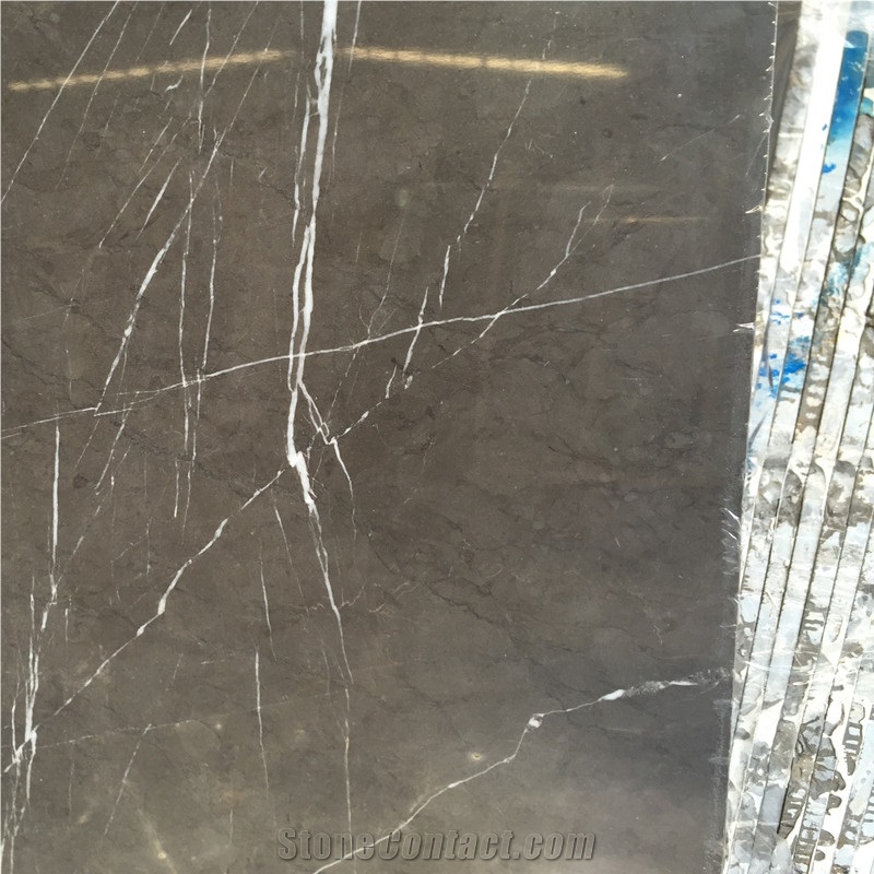Crytal Grey Marble with White Veins