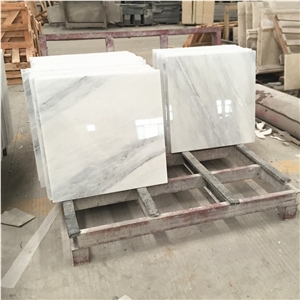 Exported to Usa Eastern White Marble 60x60cm Tiles for Floor