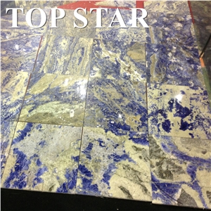 Natural Blue Color Stone Mosaic for Bathroom Wall Tile