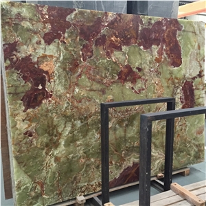 Pakistan Green Onyx with Golden Vein Slabs and Tile for Floor and Wall Covering