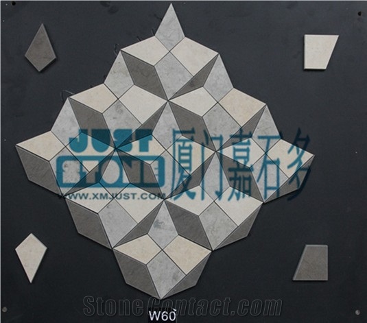 Grey Foussana Mosaic-Waterjet-W55-W56-W58-W60-W61/62-W63