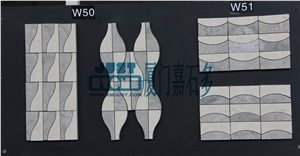 Limestone Mosaic-Waterjet-W45/46-W47-W49-W50/51-W52/53-W54/57