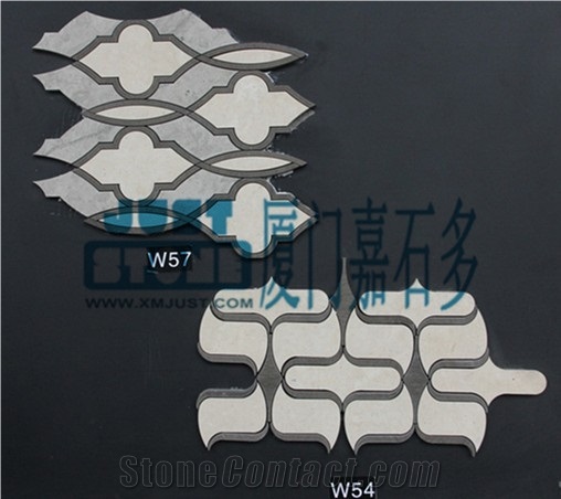 Limestone Mosaic-Waterjet-W45/46-W47-W49-W50/51-W52/53-W54/57