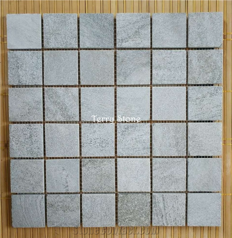 Grey Granite Square Sharp Mosaic