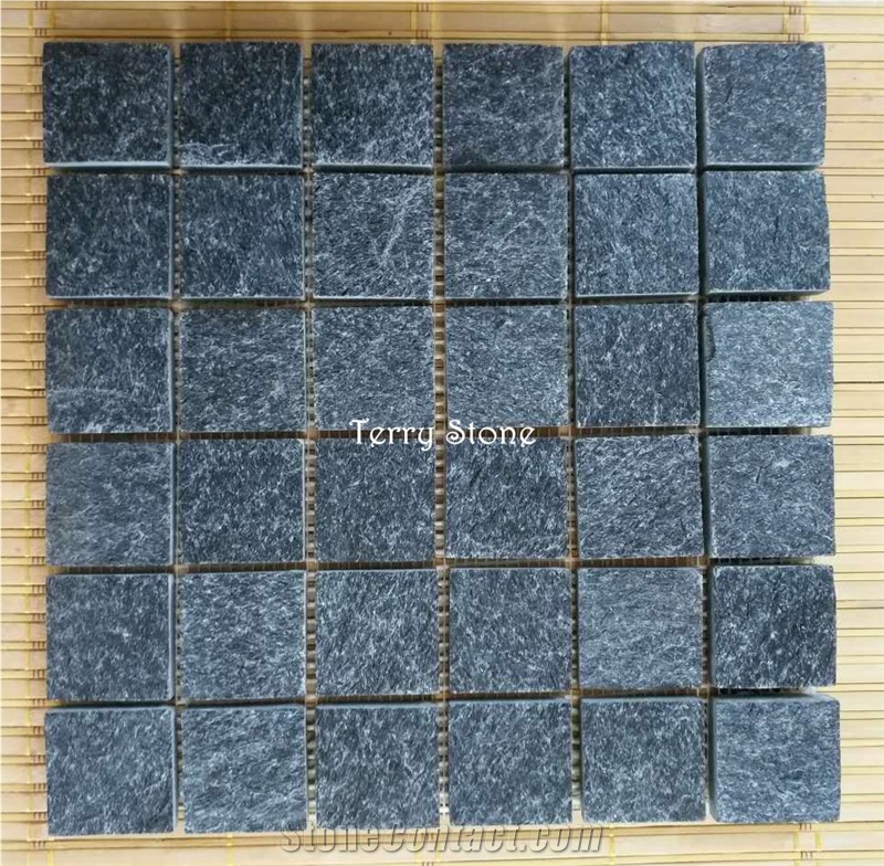 Grey Granite Square Sharp Mosaic