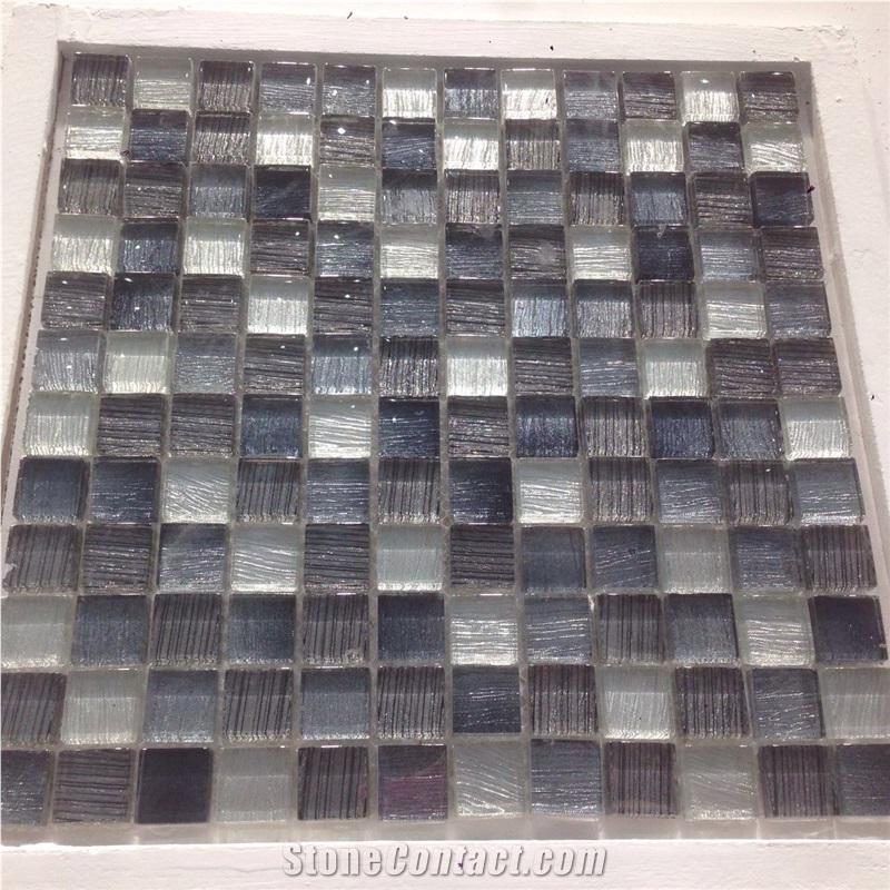 Latest Design North America Background Wall Glass Mosaic Split Surface Wall Tile Mosaic for Decoration