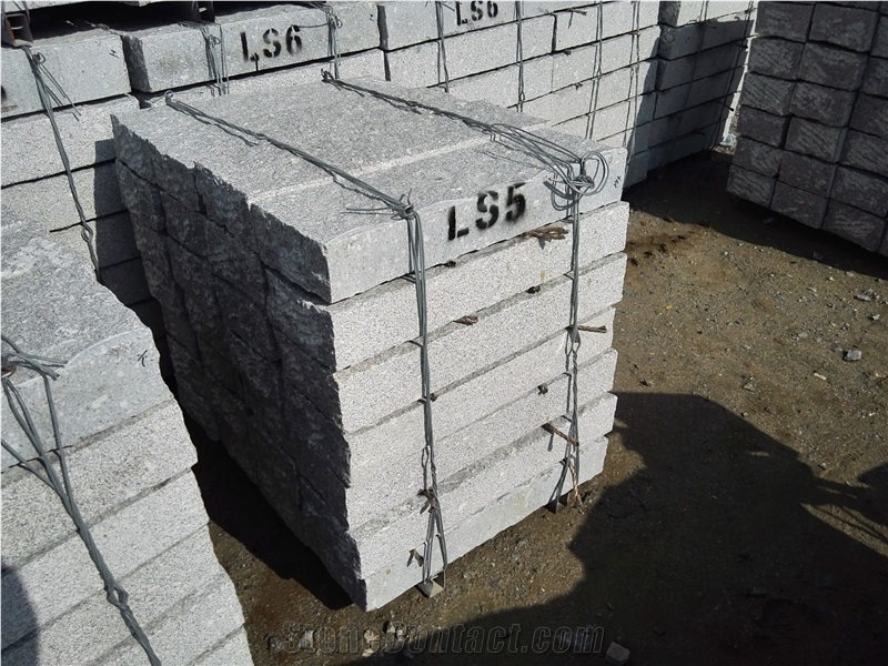 G3 G4 G5, Granite Kerbs, G375 Grey Granite Kerbstones