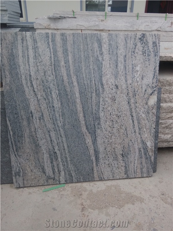 Grey Granite with White Veins, G302 Granite, Sand Ripple Granite Tile